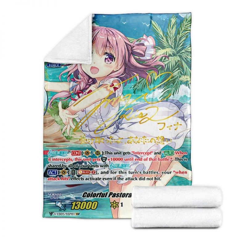 Game-Vanguard-Cards-Colorful-Pastorale-Fina-Rainbow-Sp-Custom-Soft-Blanket-2