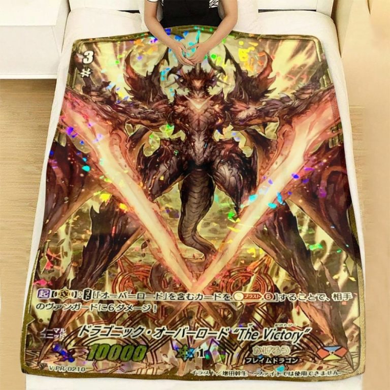 Game-Vanguard-Cards-Dragonic-Overlord-The-Victory-Custom-Soft-Blanket-1-1
