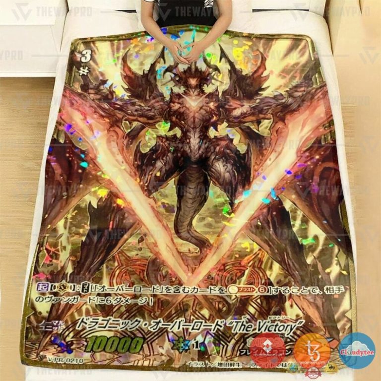 Game-Vanguard-Cards-Dragonic-Overlord-The-Victory-Soft-Blanket-1