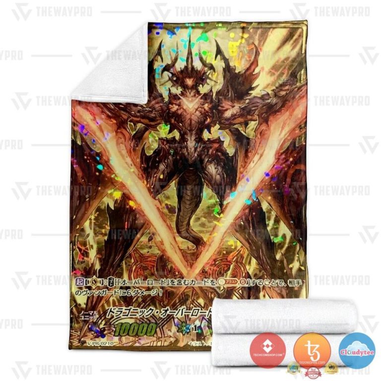 Game-Vanguard-Cards-Dragonic-Overlord-The-Victory-Soft-Blanket-2