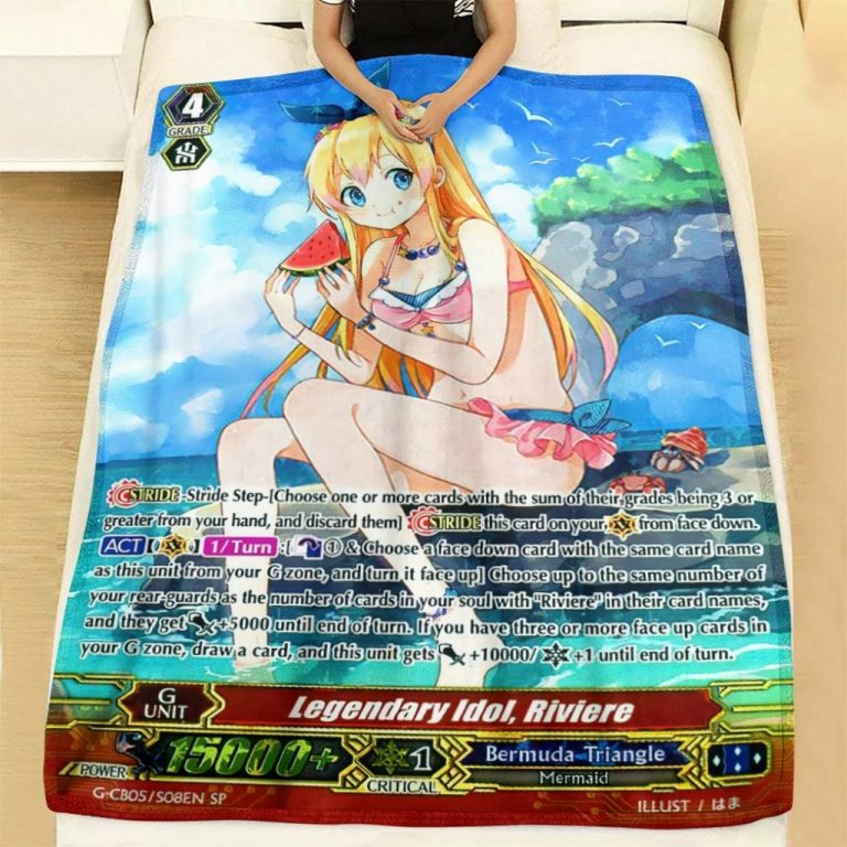 Game-Vanguard-Cards-Legendary-Idol-Riviere-Sp-Custom-Soft-Blanket-1-1