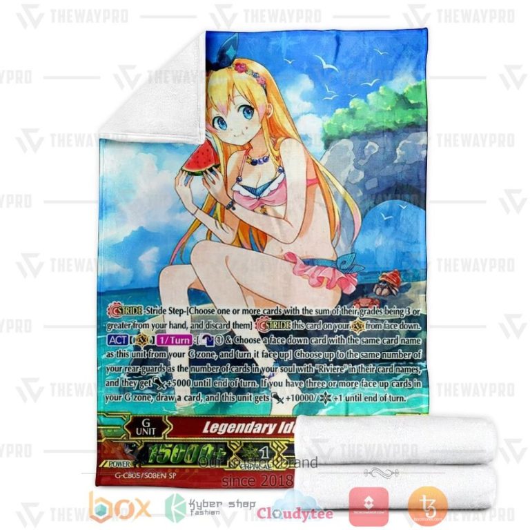 Game-Vanguard-Cards-Legendary-Idol-Riviere-Sp-Custom-Soft-Blanket-2-1
