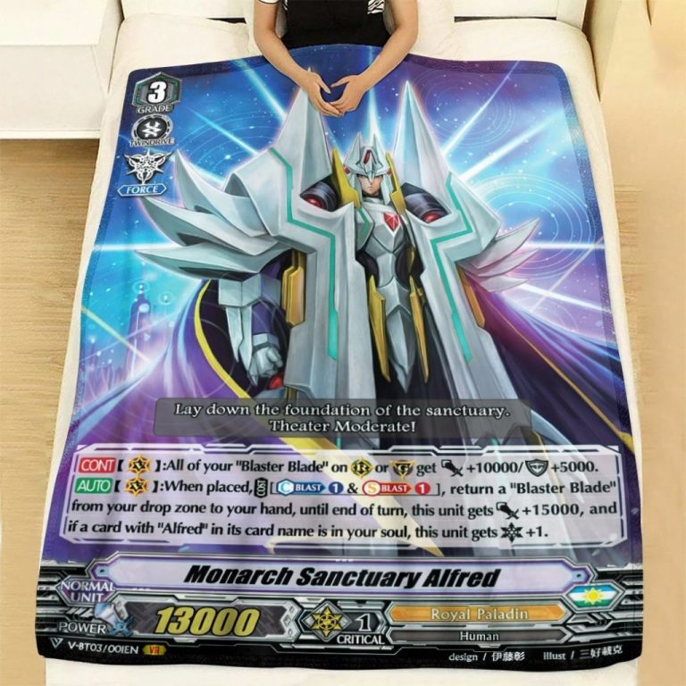 Game-Vanguard-Cards-Monarch-Sanctuary-Alfred-V-Series-Custom-Soft-Blanket-1-1