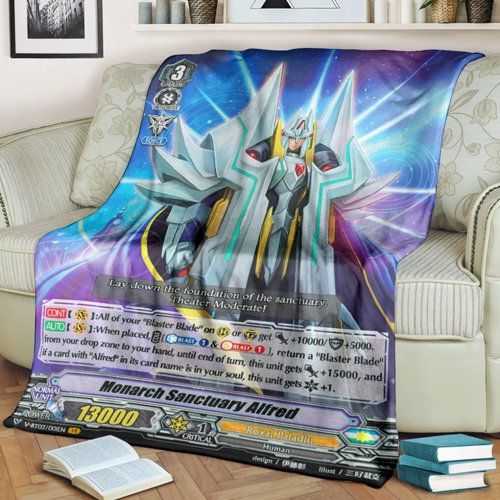 Game Vanguard Cards Monarch Sanctuary Alfred V Series Custom Soft Blanket 2 Game Vanguard Cards Monarch Sanctuary Alfred V Series Custom Soft Blanket 2