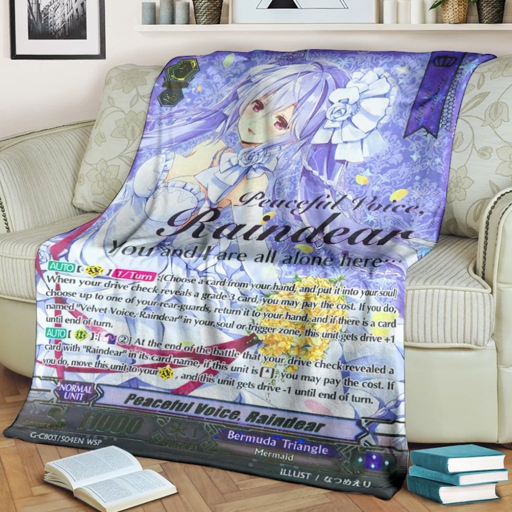Game Vanguard Cards Peaceful Voice Raindear Wedding Sp Custom Soft Blanket 2 Game Vanguard Cards Peaceful Voice Raindear Wedding Sp Custom Soft Blanket 2