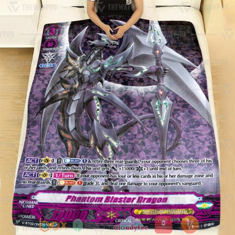 Game-Vanguard-Cards-Phantom-Blaster-Dragon-Secret-Campaign-Limited-Custom-Soft-Blanket-1-2
