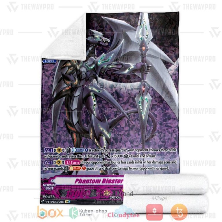 Game-Vanguard-Cards-Phantom-Blaster-Dragon-Secret-Campaign-Limited-Custom-Soft-Blanket-2-1