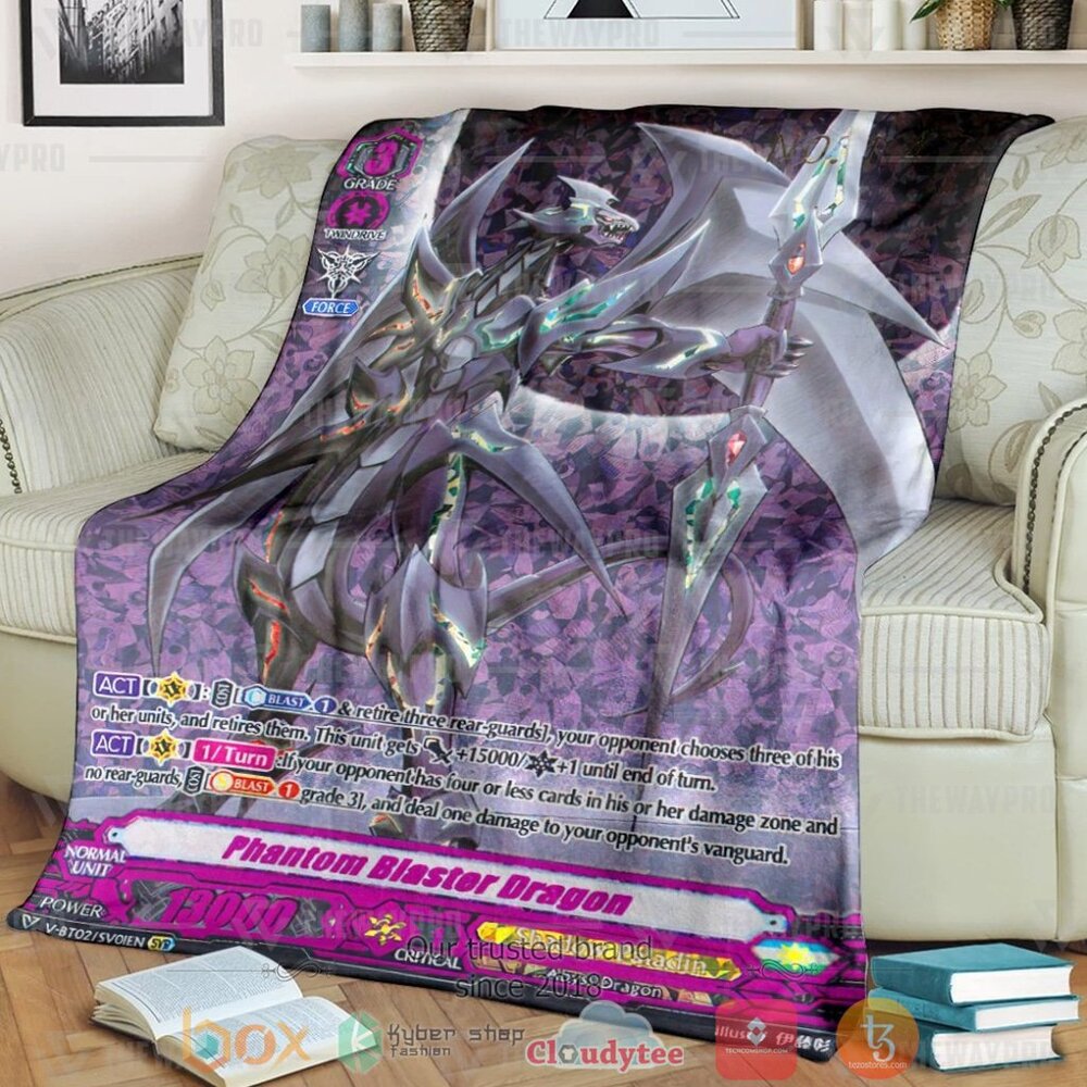 Game Vanguard Cards Phantom Blaster Dragon Secret Campaign Limited Custom Soft Blanket 3 Game Vanguard Cards Phantom Blaster Dragon Secret Campaign Limited Custom Soft Blanket 3