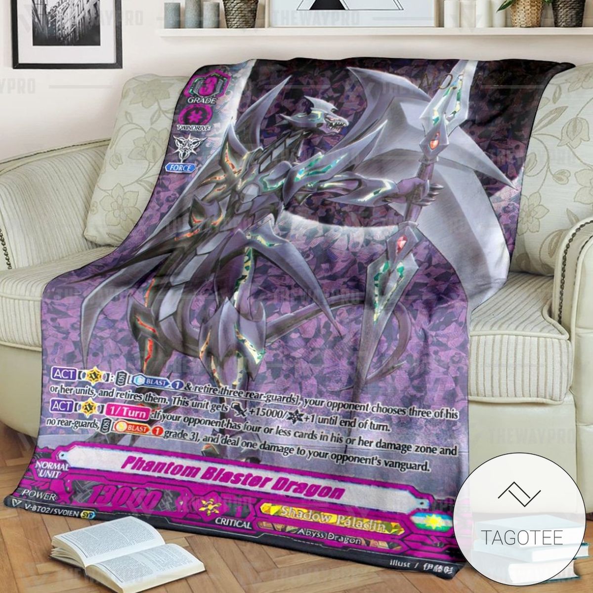 Game Vanguard Cards Phantom Blaster Dragon Secret Campaign Limited Custom Soft Blanket Game Vanguard Cards Phantom Blaster Dragon Secret Campaign Limited Custom Soft Blanket