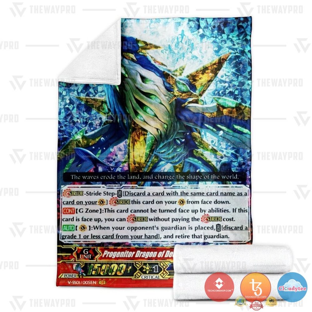 Game Vanguard Cards Progenitor Dragon Of Deep Sea Balanerena Soft Blanket Game Vanguard Cards Progenitor Dragon Of Deep Sea Balanerena Soft Blanket