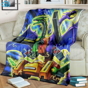 Game Yu Gi Oh Abc Dragon Buster Soft Blanket