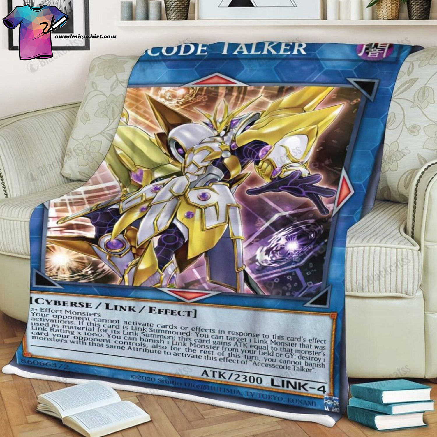 Game Yu Gi Oh Accesscode Talker Full Print Soft Blanket Game Yu Gi Oh Accesscode Talker Full Print Soft Blanket