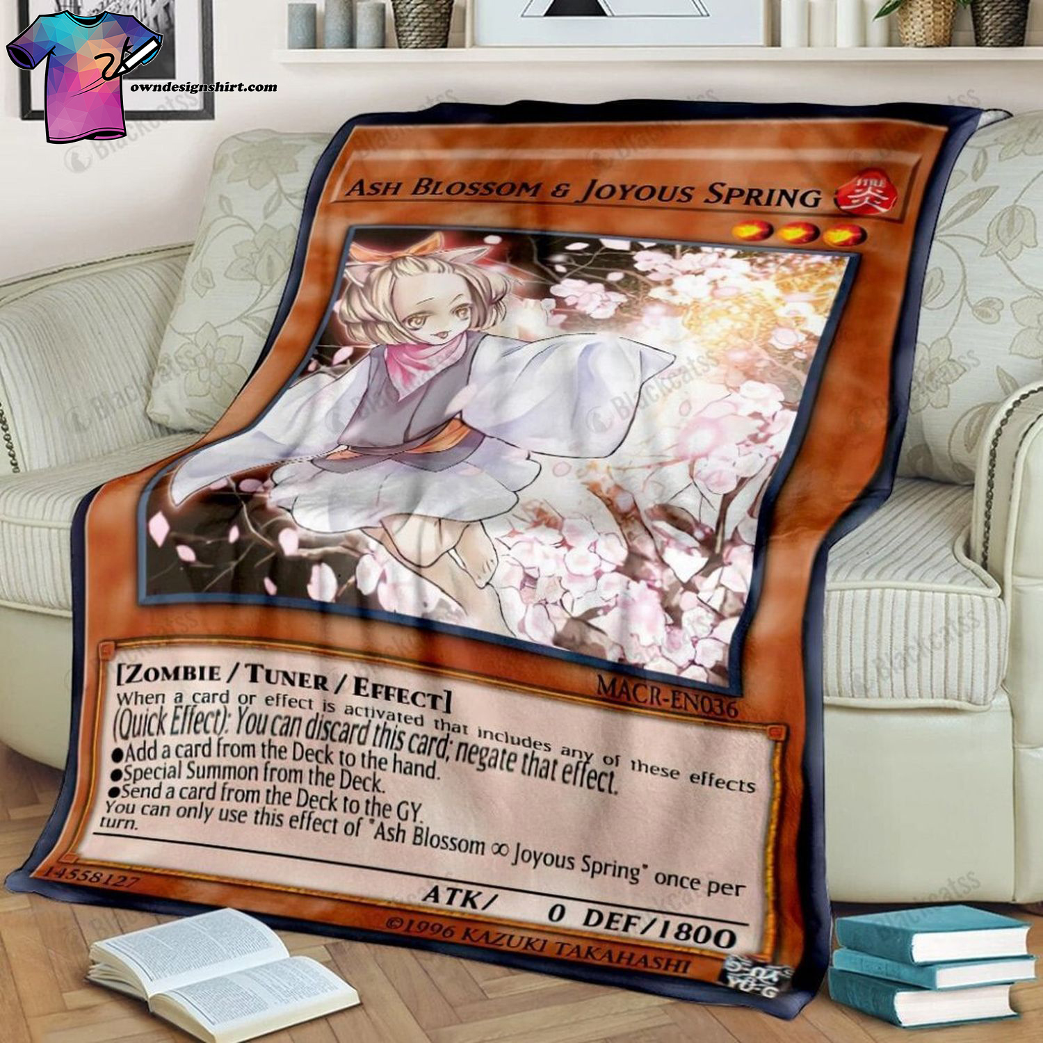 Game Yu Gi Oh Ash Blossom And Joyous Spring Full Print Soft Blanket Game Yu Gi Oh Ash Blossom And Joyous Spring Full Print Soft Blanket