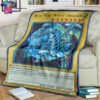 Game Yu Gi Oh Blue Eyes White Dragon Full Print Soft Blanket