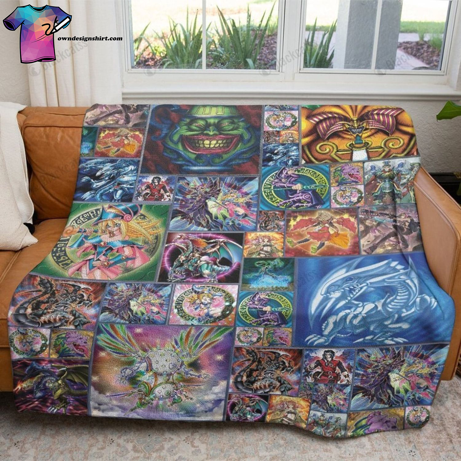 Game Yu Gi Oh Cards Full Print Soft Blanket Game Yu Gi Oh Cards Full Print Soft Blanket