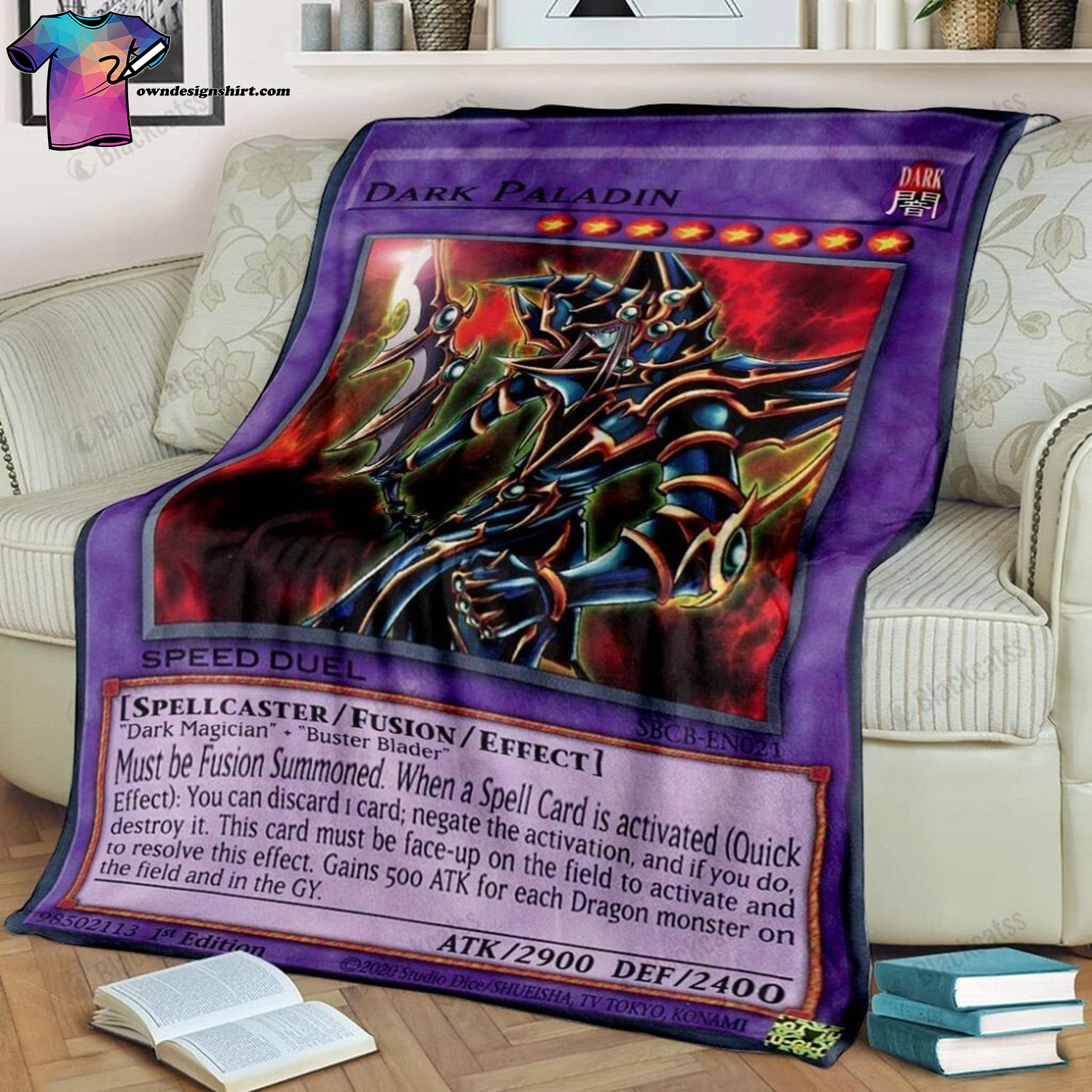 Game Yu Gi Oh Dark Paladin Full Print Soft Blanket Game Yu Gi Oh Dark Paladin Full Print Soft Blanket