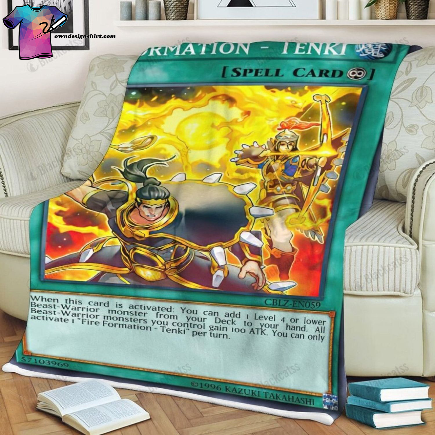 Game Yu Gi Oh Fire Formation Tenki Full Print Soft Blanket Game Yu Gi Oh Fire Formation Tenki Full Print Soft Blanket