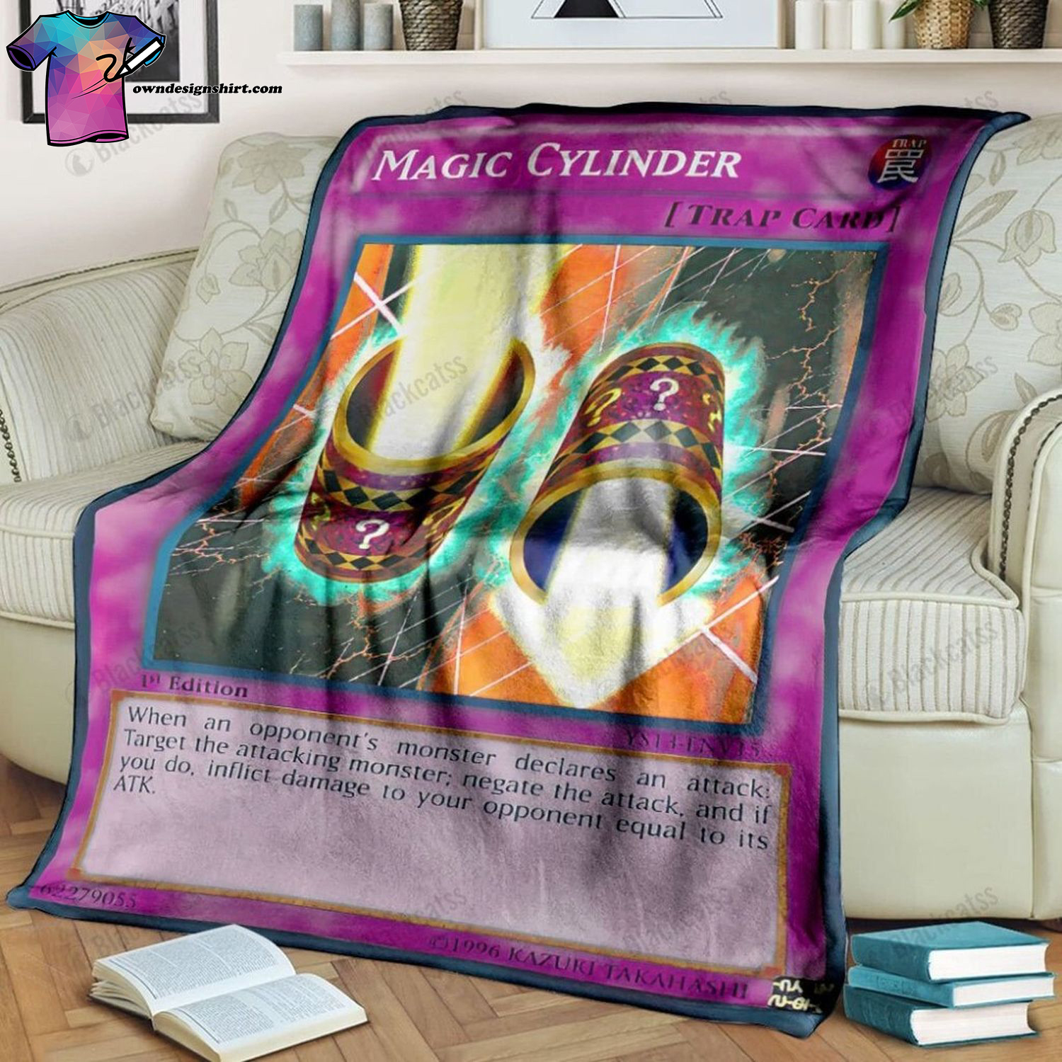 Game Yu Gi Oh Magic Cylinder Full Print Soft Blanket Game Yu Gi Oh Magic Cylinder Full Print Soft Blanket