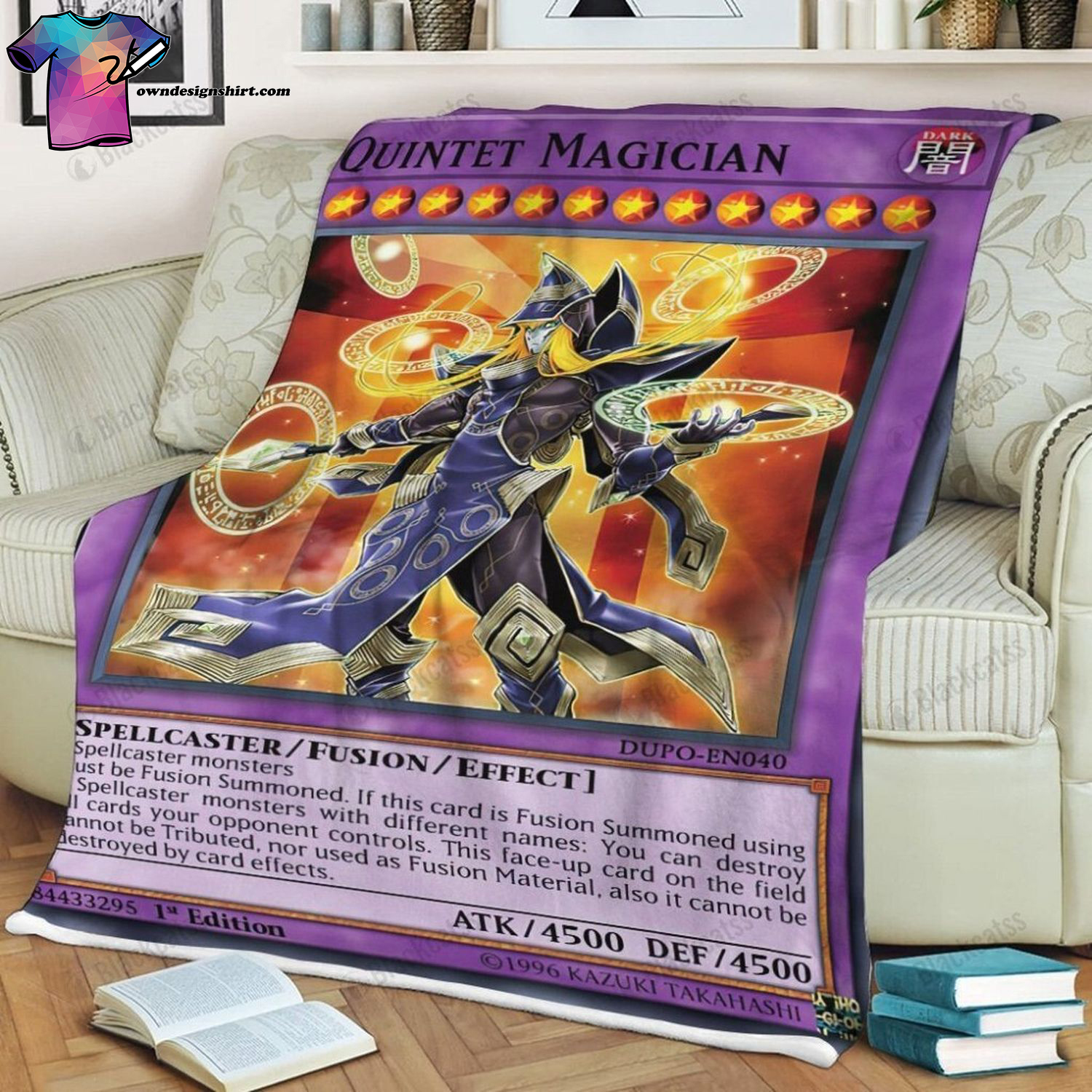 Game Yu Gi Oh Quintet Magician Full Print Soft Blanket Game Yu Gi Oh Quintet Magician Full Print Soft Blanket