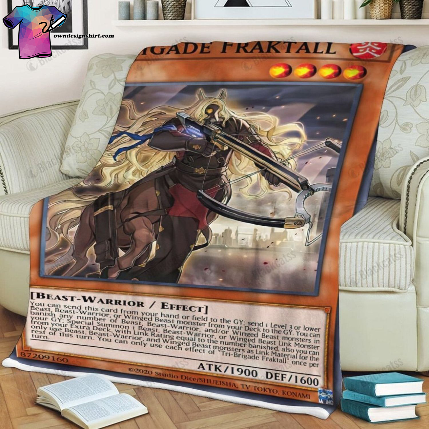 Game Yu Gi Oh Tri Brigade Fraktall Full Print Soft Blanket Game Yu Gi Oh Tri Brigade Fraktall Full Print Soft Blanket
