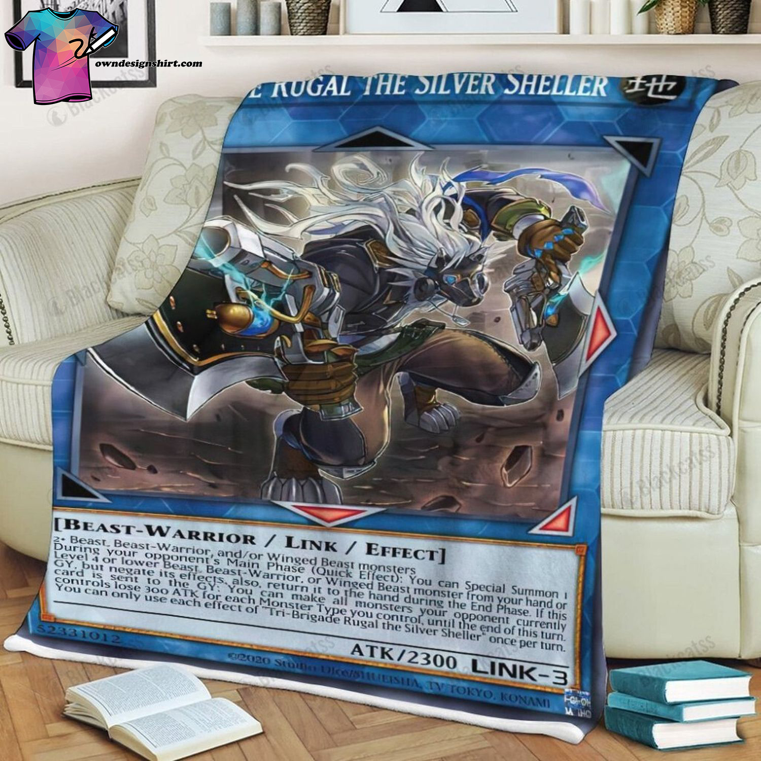 Game Yu Gi Oh Tri Brigade Rugal The Silver Sheller Full Print Soft Blanket Game Yu Gi Oh Tri Brigade Rugal The Silver Sheller Full Print Soft Blanket