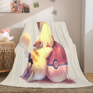 Game Pikachu Cosplay Caroset Blanket 916
