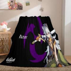 Genshin Impact Aether Lumine Blanket 665