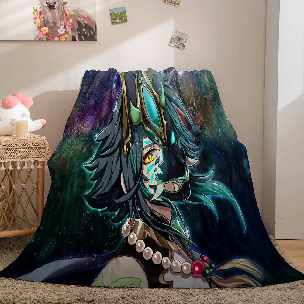 Genshin Impact Aether Lumine Blanket 142 Genshin Impact Aether Lumine Blanket 142