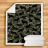 German Shepherd Camo Blanket