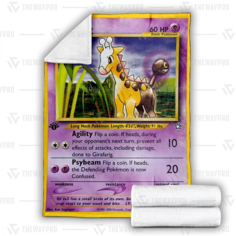 Girafarig-Custom-Pokemon-Blanket-1