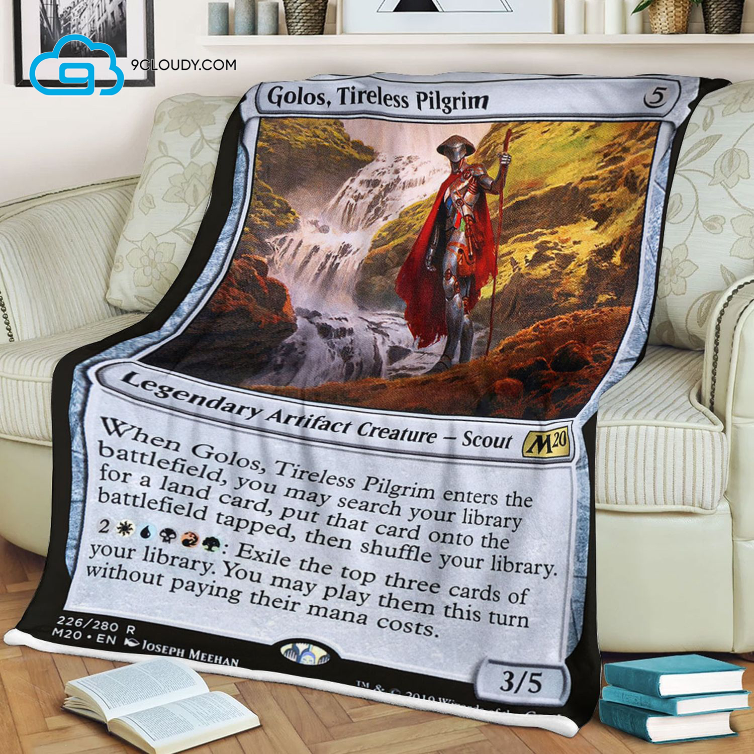 Golos Tireless Pilgrim Game Magic The Gathering Blanket Golos Tireless Pilgrim Game Magic The Gathering Blanket