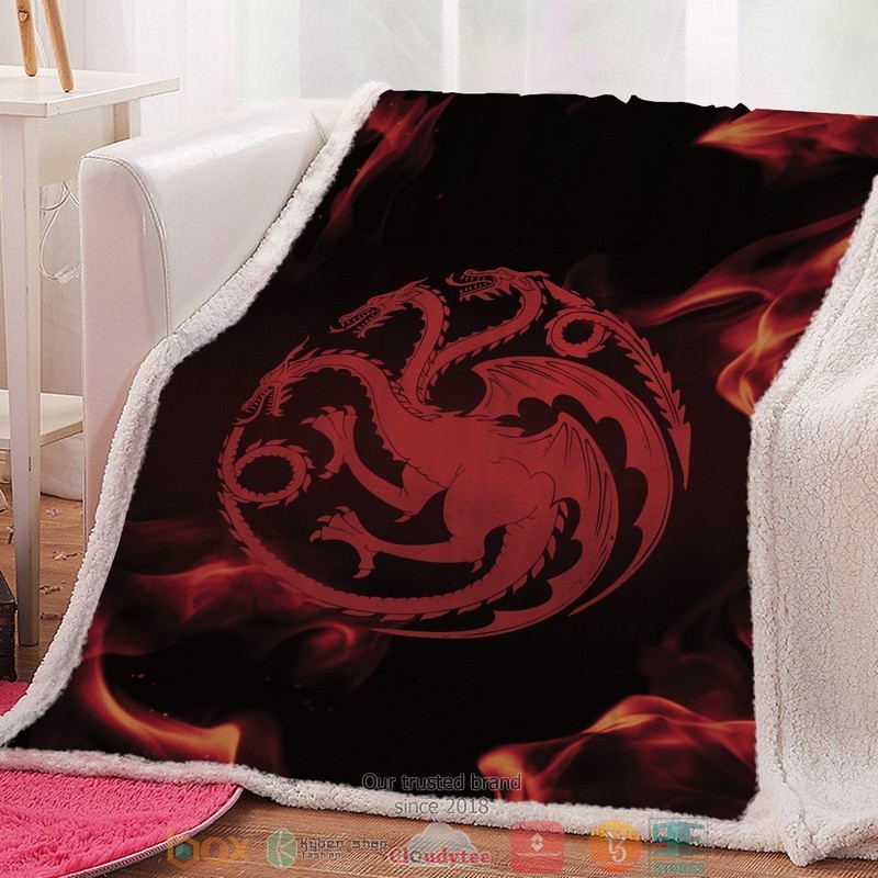 Got House Targaryen Throw Blanket Got House Targaryen Throw Blanket