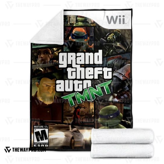Grand Theft Auto Tmnt Teenage Mutant Ninja Turtles Blanket Grand Theft Auto Tmnt Teenage Mutant Ninja Turtles Blanket