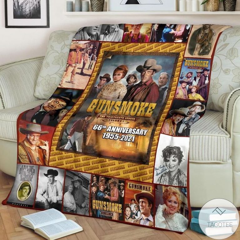 Gunsmoke-66Th-Anniversary-1955-2021-Blanket-1