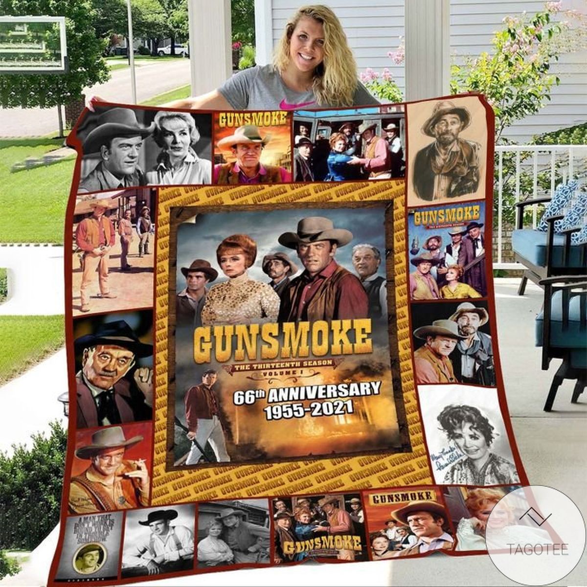 Gunsmoke 66Th Anniversary 1955 2021 Blanket Gunsmoke 66Th Anniversary 1955 2021 Blanket