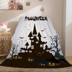 Halloween Castle Blanket 707