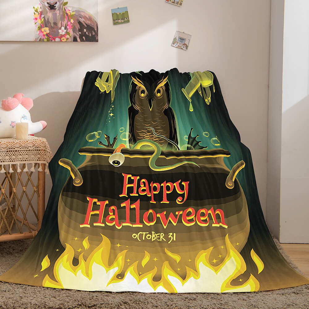 Halloween Castle Blanket 764 Halloween Castle Blanket 764
