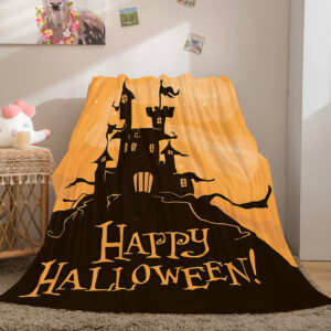 Halloween Castle Blanket 345