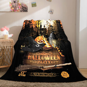 Halloween Castle Blanket 453