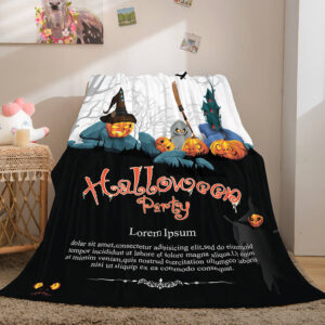 Halloween Castle Blanket 753