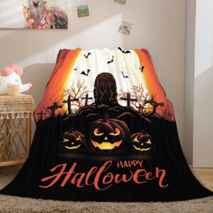 Halloween Castle Blanket 342