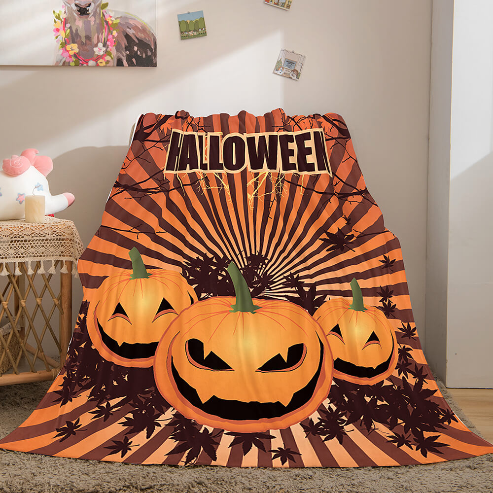 Halloween Castle Blanket 601 Halloween Castle Blanket 601