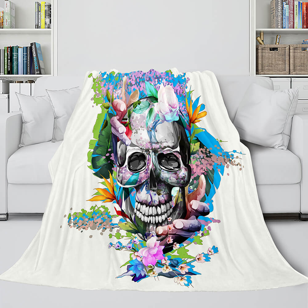 Halloween Decoration Skeleton Skull Bed Blanket 349 Halloween Decoration Skeleton Skull Bed Blanket 349