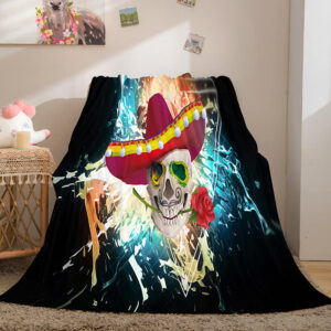 Halloween Horror Skull Blanket 155
