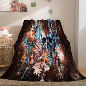 Halloween Horror Skull Blanket 604