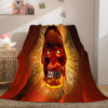 Halloween Horror Skull Blanket 695