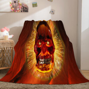 Halloween Horror Skull Blanket 695