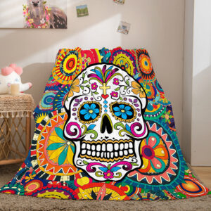 Halloween Horror Skull Blanket 629