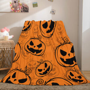 Halloween Pumpkin Blanket 794