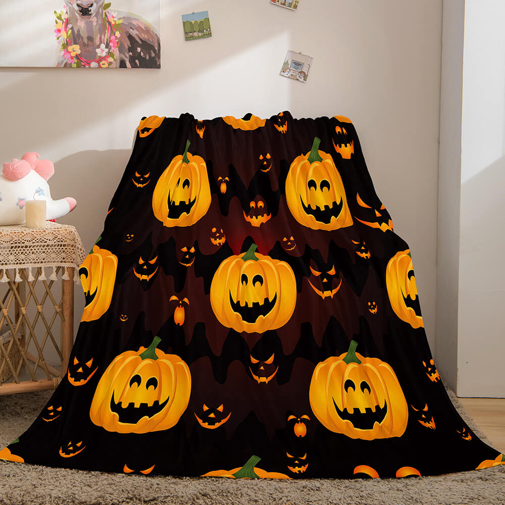 Halloween Pumpkin Blanket 734 Halloween Pumpkin Blanket 734